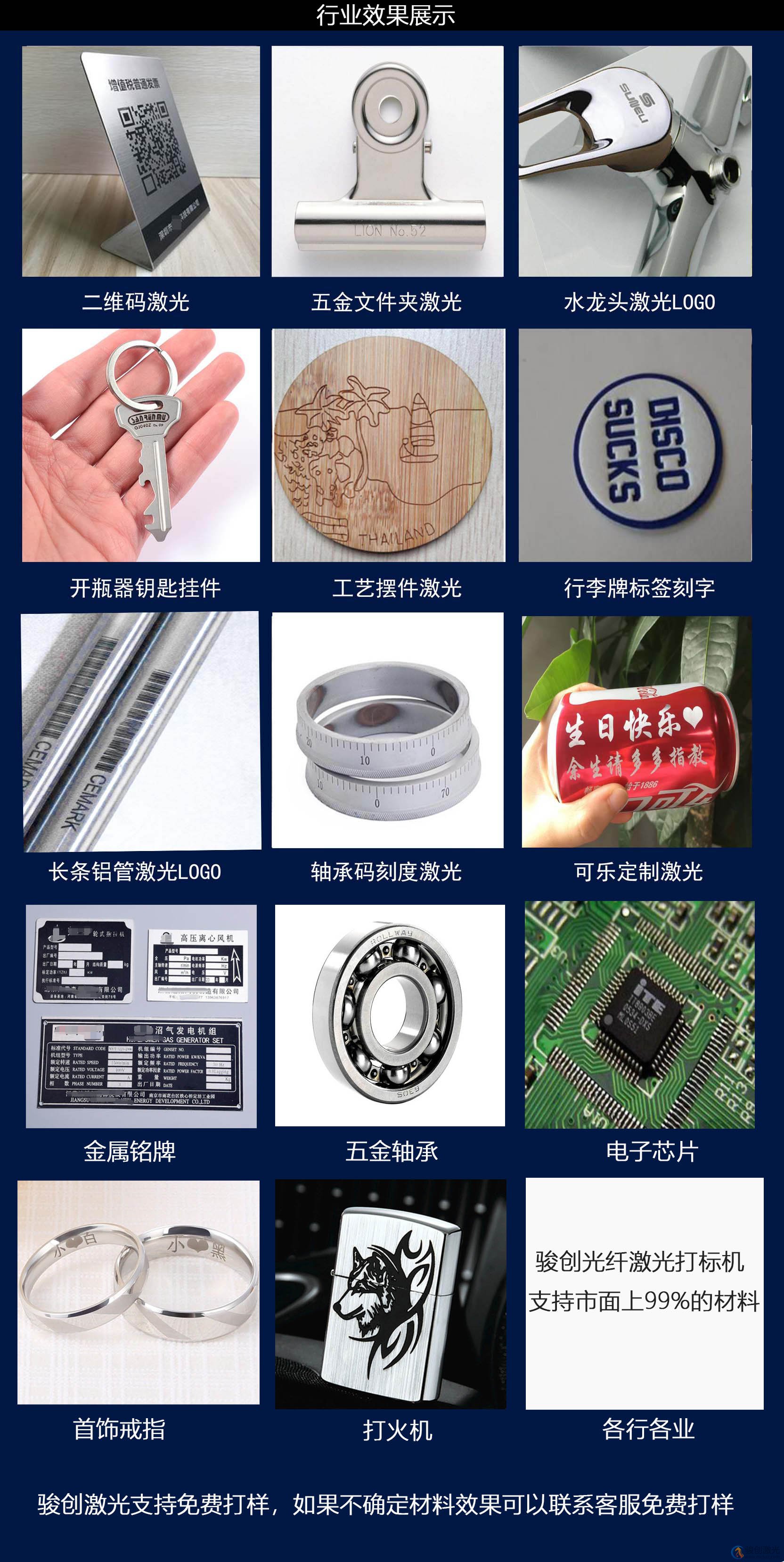 激光打標(biāo)機(jī)可以打標(biāo)什么產(chǎn)品？  第3張